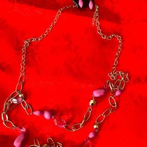 Womens necklace & Earrings set